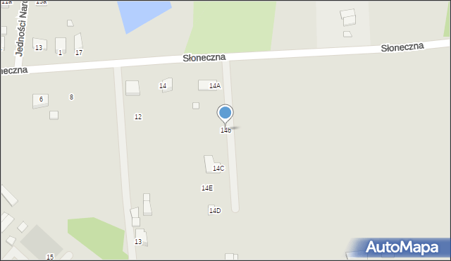 Golczewo, Słoneczna, 14b, mapa Golczewo