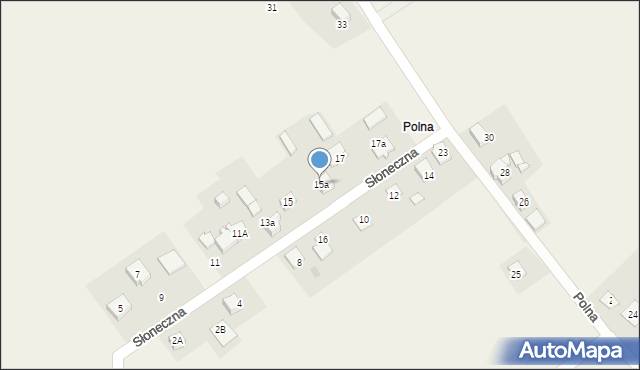 Góra, Słoneczna, 15a, mapa Góra