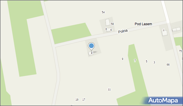 Grabówka, Słoneczna, 4, mapa Grabówka