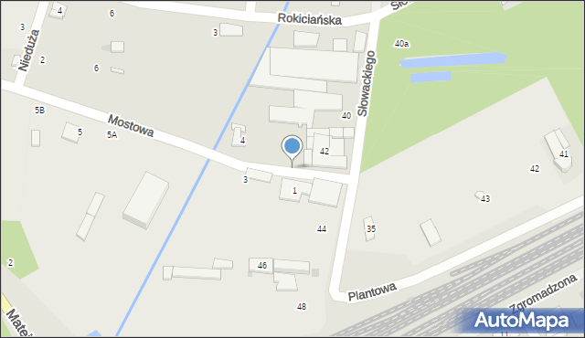 Grodzisk Mazowiecki, Słowackiego Juliusza, 3, mapa Grodzisk Mazowiecki