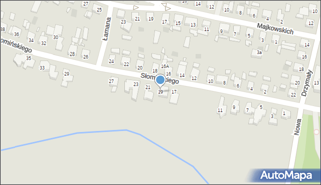 Grodzisk Wielkopolski, Słomińskiego, 19, mapa Grodzisk Wielkopolski