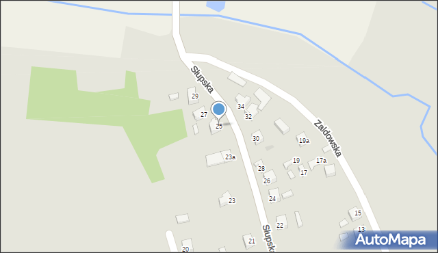 Iwaniska, Słupska, 25, mapa Iwaniska