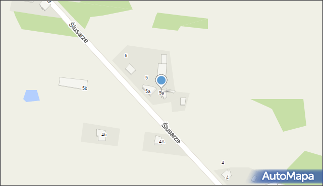 Janiki, Ślusarze, 5a, mapa Janiki