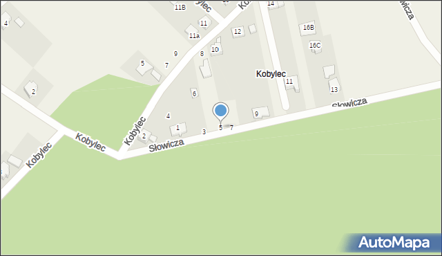 Jawiszowice, Słowicza, 5, mapa Jawiszowice