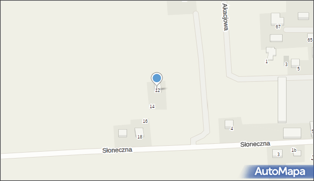 Jeszkowice, Słoneczna, 12, mapa Jeszkowice