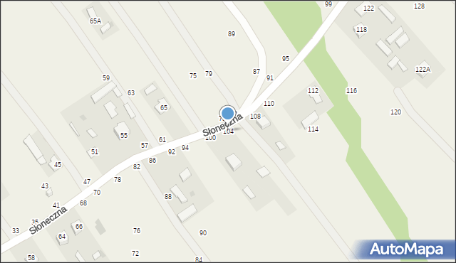 Karczmiska Drugie, Słoneczna, 104, mapa Karczmiska Drugie