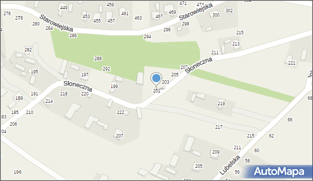 Karczmiska Drugie, Słoneczna, 201, mapa Karczmiska Drugie