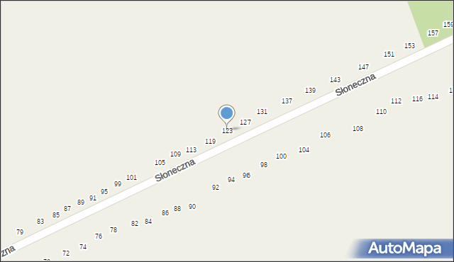 Klonowa, Słoneczna, 123, mapa Klonowa