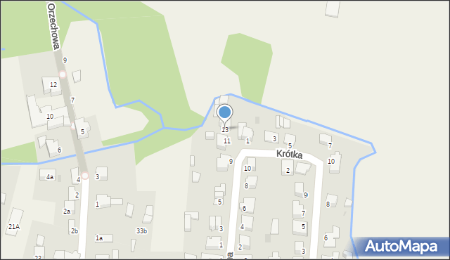 Kobylnica, Słoneczna, 13, mapa Kobylnica