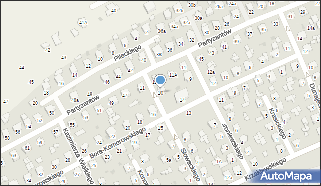 Kolbuszowa, Słowackiego Juliusza, 10, mapa Kolbuszowa