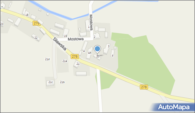 Konotop, Sławska, 20, mapa Konotop