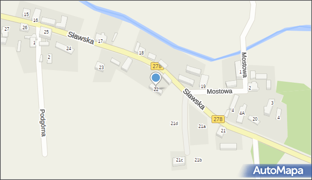 Konotop, Sławska, 22, mapa Konotop