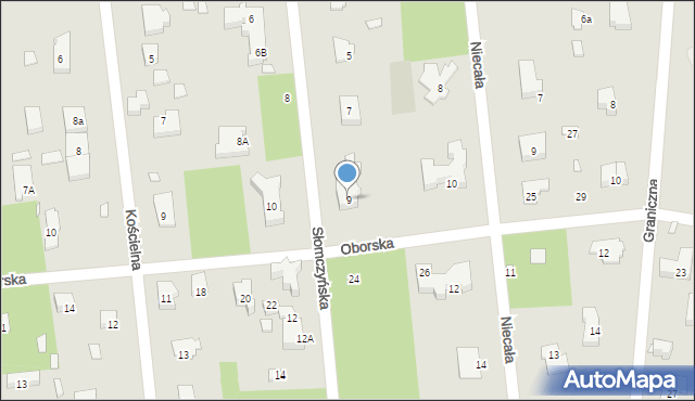 Konstancin-Jeziorna, Słomczyńska, 9, mapa Konstancin-Jeziorna