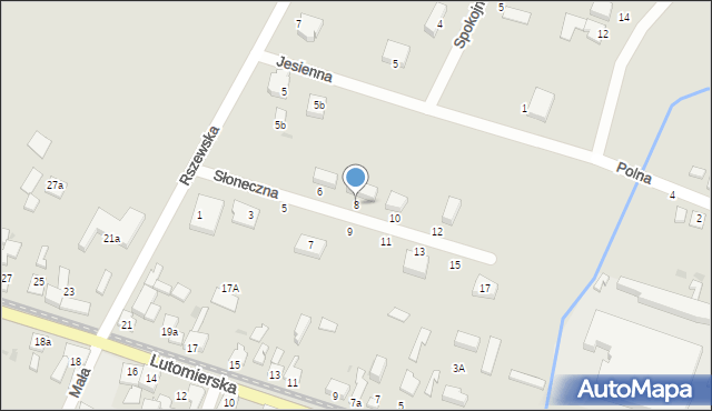 Konstantynów Łódzki, Słoneczna, 8, mapa Konstantynów Łódzki