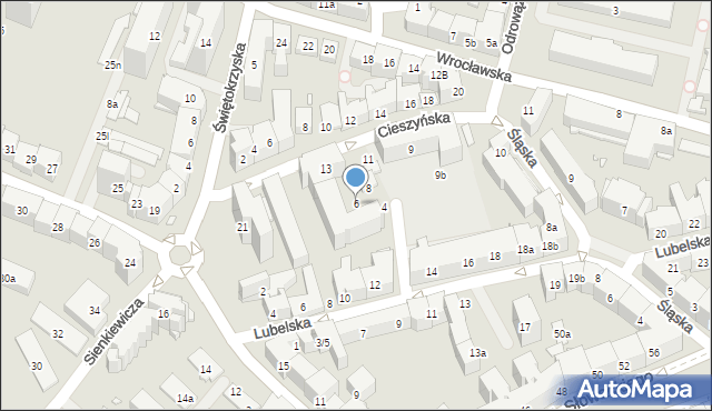 Kraków, Słomnicka, 6, mapa Krakowa