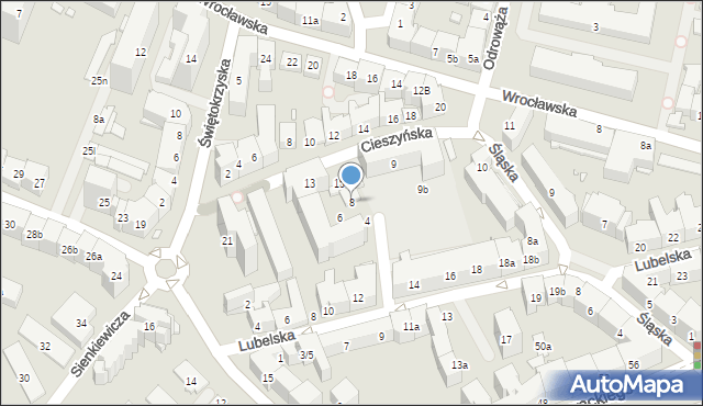 Kraków, Słomnicka, 8, mapa Krakowa