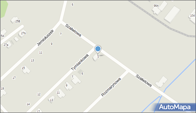 Kretomino, Śliwkowa, 1, mapa Kretomino