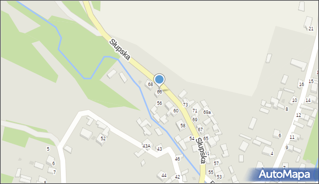 Łagów, Słupska, 66, mapa Łagów