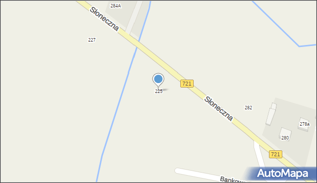 Lesznowola, Słoneczna, 225, mapa Lesznowola