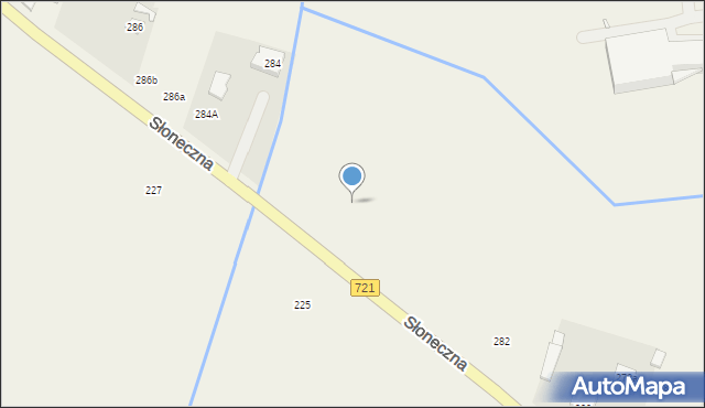 Lesznowola, Słoneczna, 282, mapa Lesznowola