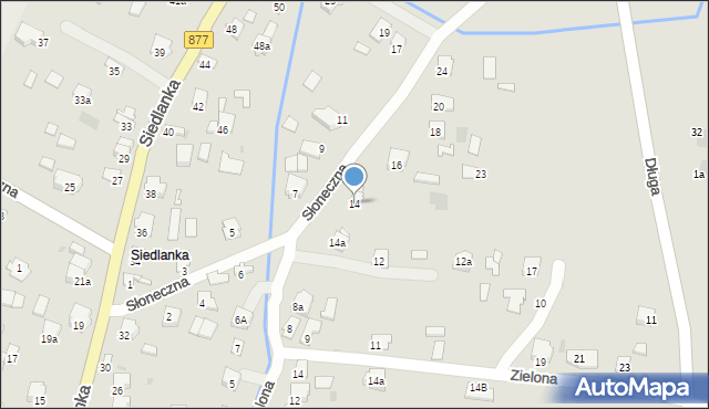 Leżajsk, Słoneczna, 14, mapa Leżajsk