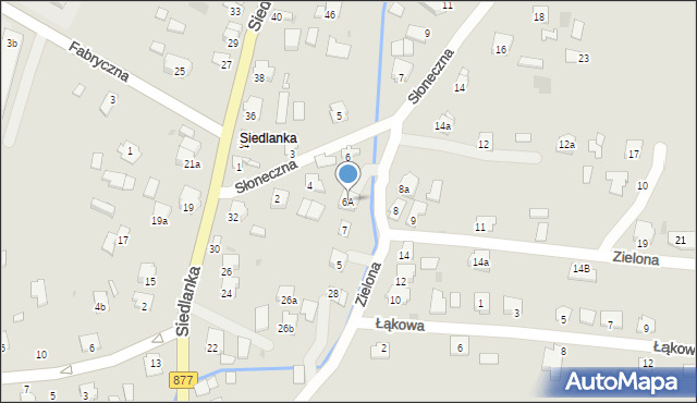 Leżajsk, Słoneczna, 6A, mapa Leżajsk