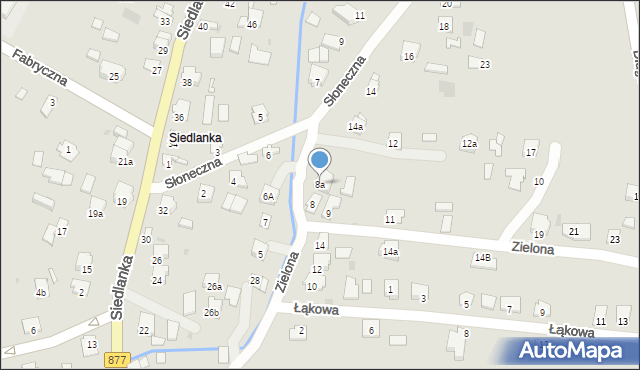 Leżajsk, Słoneczna, 8a, mapa Leżajsk