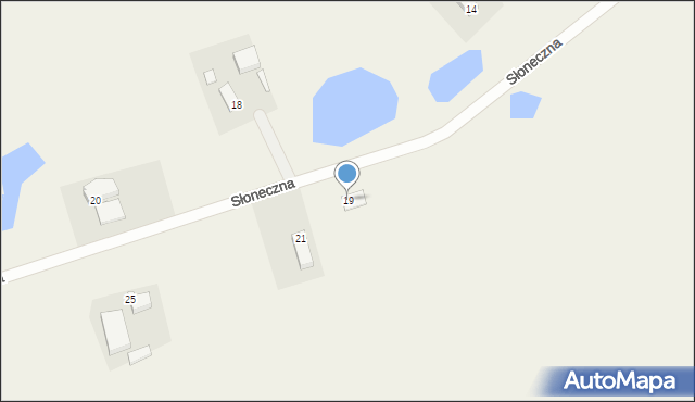 Licze, Słoneczna, 19, mapa Licze