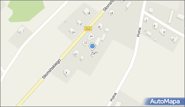 Lipnica, Słomińskiego Józefa, 12a, mapa Lipnica