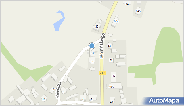 Lipnica, Słomińskiego Józefa, 33, mapa Lipnica