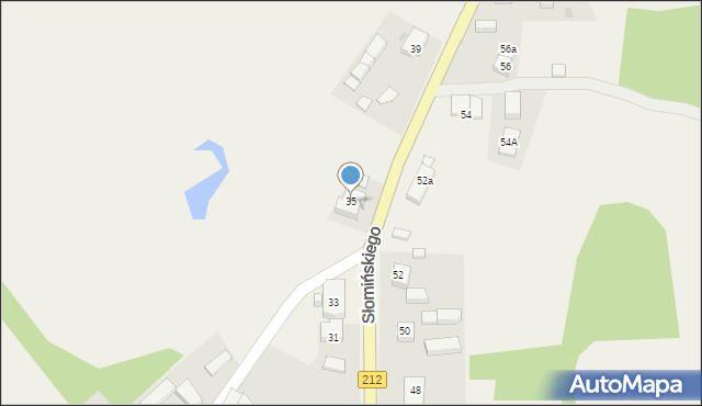 Lipnica, Słomińskiego Józefa, 35, mapa Lipnica