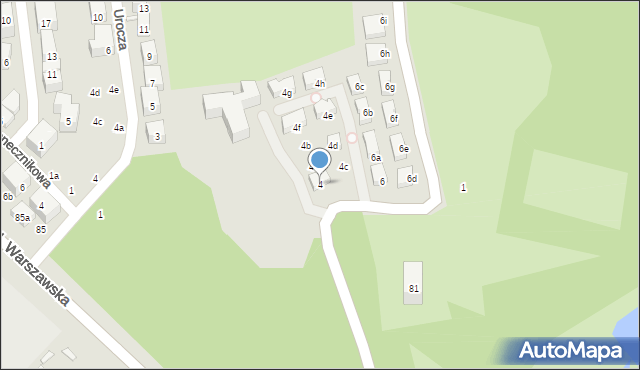 Lublin, Sławinkowska, 4, mapa Lublina