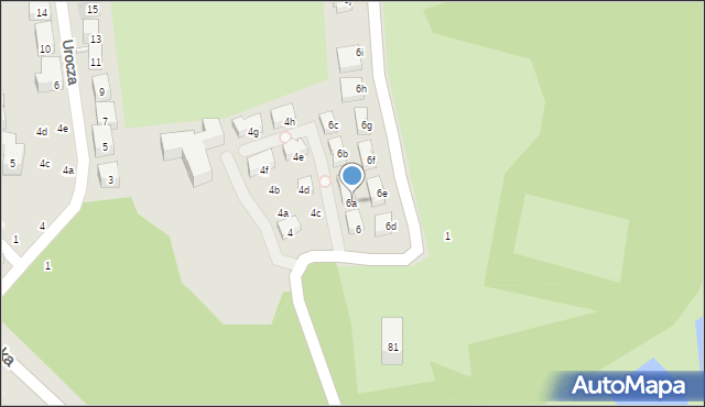 Lublin, Sławinkowska, 6a, mapa Lublina