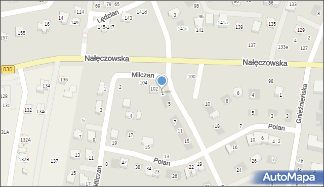 Lublin, Słupian, 1, mapa Lublina