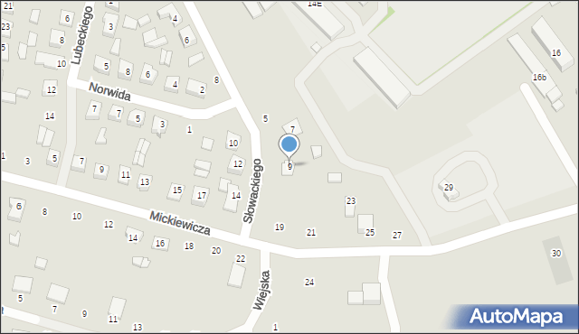 Lubycza Królewska, Słowackiego Juliusza, 9, mapa Lubycza Królewska