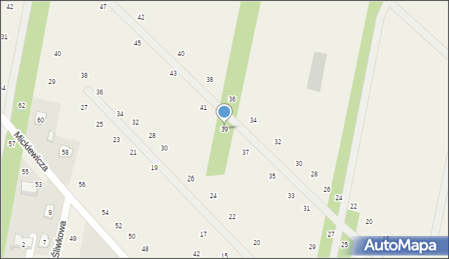 Maszewo Duże, Słowackiego Juliusza, 39, mapa Maszewo Duże