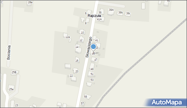 Mnich, Słowackiego Juliusza, 45, mapa Mnich