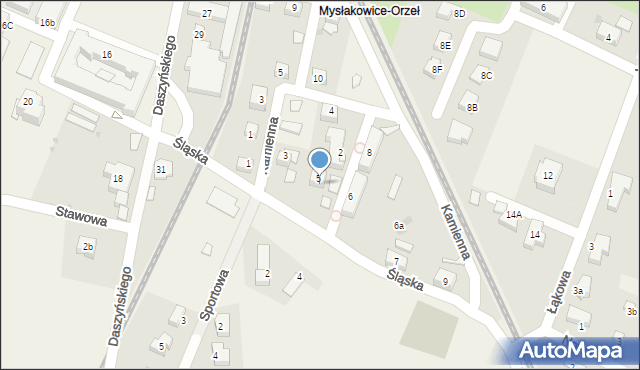 Mysłakowice, Śląska, 5A, mapa Mysłakowice