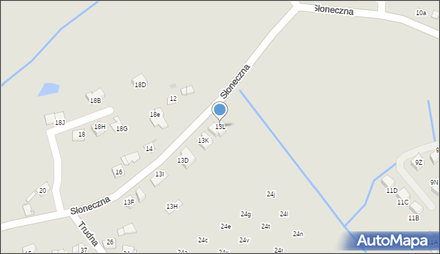 Niepołomice, Słoneczna, 13L, mapa Niepołomice