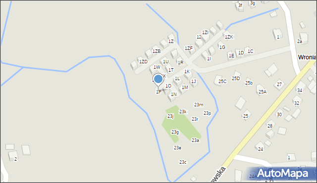 Niepołomice, Słoneczna, 1P, mapa Niepołomice