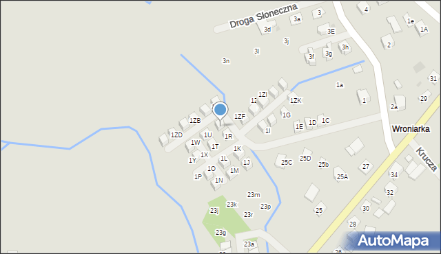 Niepołomice, Słoneczna, 1S, mapa Niepołomice