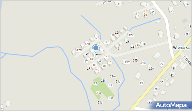 Niepołomice, Słoneczna, 1T, mapa Niepołomice