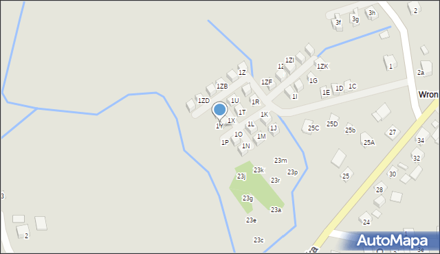 Niepołomice, Słoneczna, 1Y, mapa Niepołomice