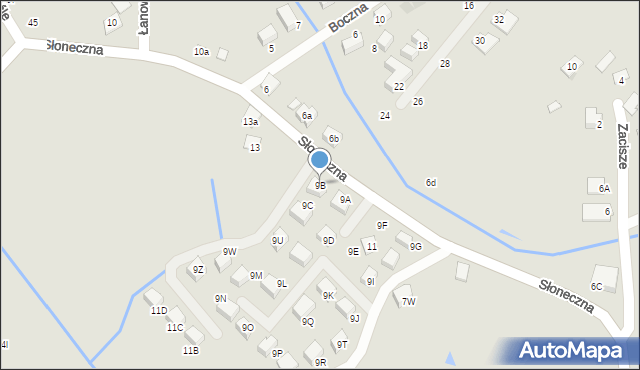 Niepołomice, Słoneczna, 9B, mapa Niepołomice