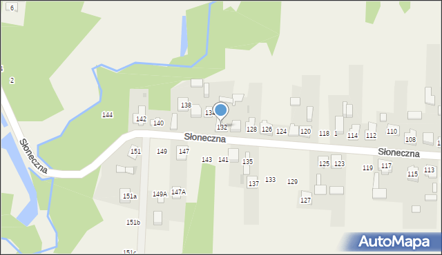 Nowa Kuźnica, Słoneczna, 132, mapa Nowa Kuźnica