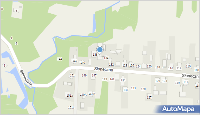 Nowa Kuźnica, Słoneczna, 136, mapa Nowa Kuźnica