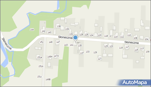 Nowa Kuźnica, Słoneczna, 139, mapa Nowa Kuźnica