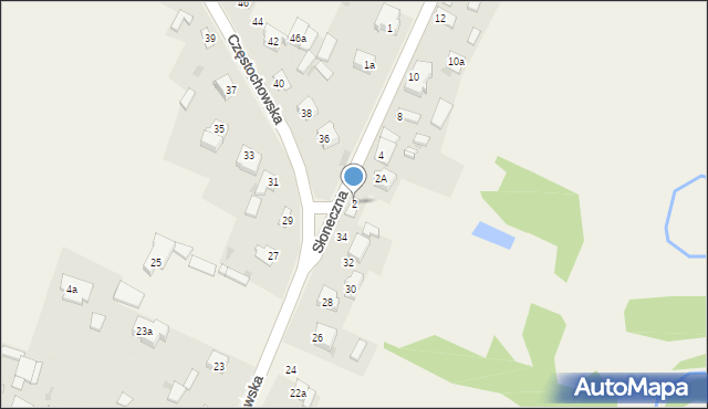 Nowa Wieś, Słoneczna, 2, mapa Nowa Wieś