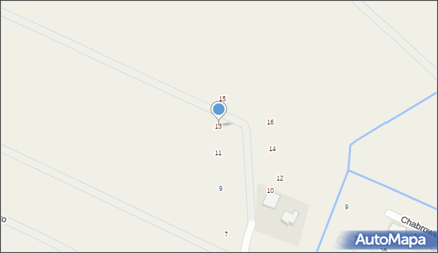 Nowa Wola, Słonecznikowa, 13, mapa Nowa Wola