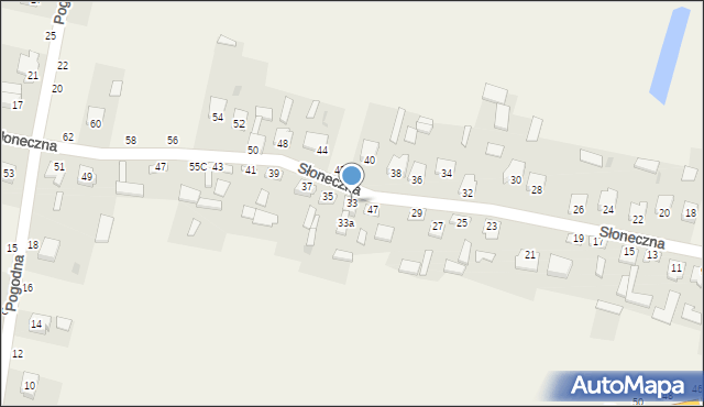 Nowy Kazanów, Słoneczna, 33, mapa Nowy Kazanów